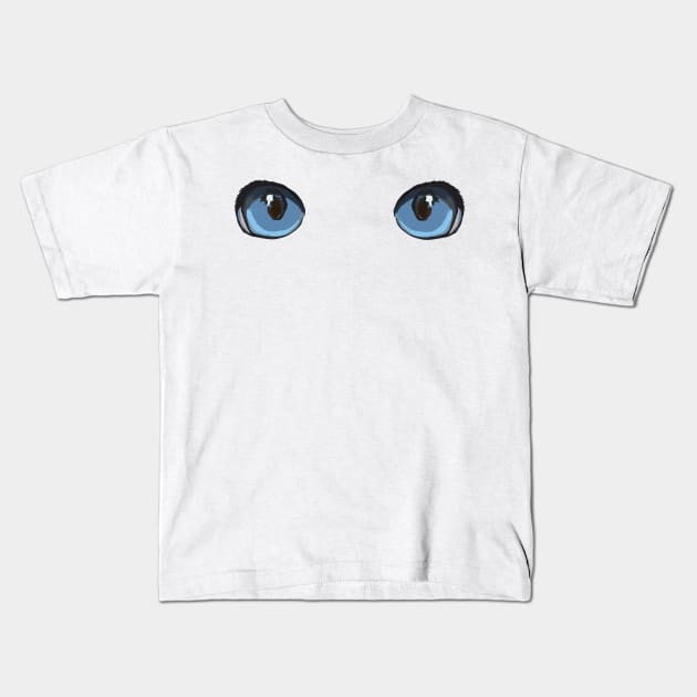 Hypnotic Eyes Kids T-Shirt by Manitarka